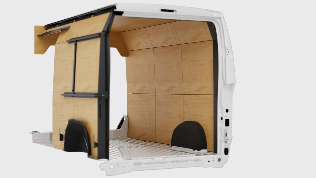 FIAT DUCATO L2H2 に Interior BASE Kit を取り付けた荷室のCG
