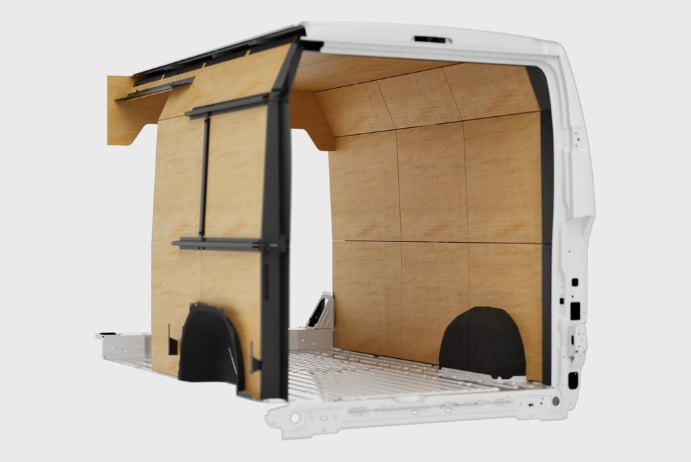 FIAT DUCATO L2H2 に Interior BASE Kit を取り付けた荷室のCG